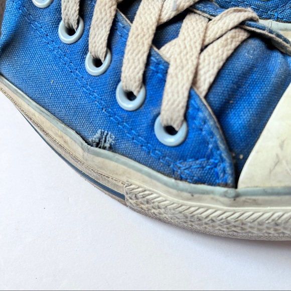 Converse Royal Blue Low Top All Star Chuck Taylor Size 7 - Picture 7 of 13